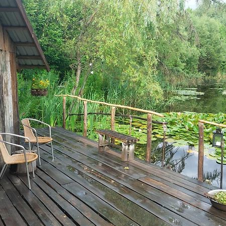 Villa Idilliska Latgaliesu Lauku Maja Ar Melno Pirti Aglona Exterior foto