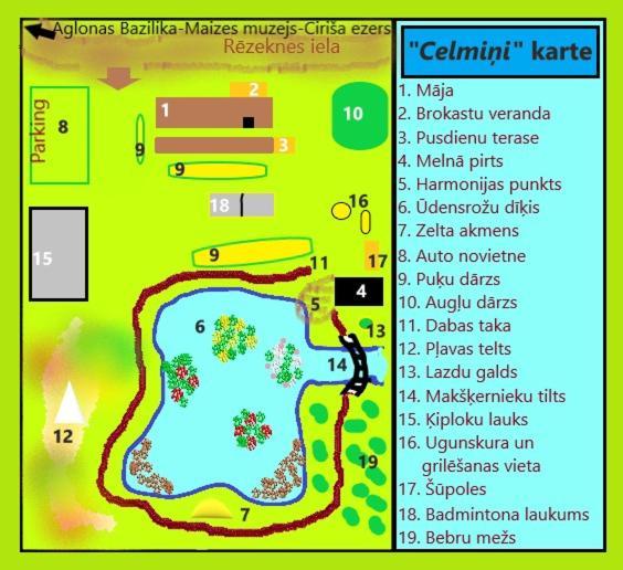 Villa Idilliska Latgaliesu Lauku Maja Ar Melno Pirti Aglona Exterior foto