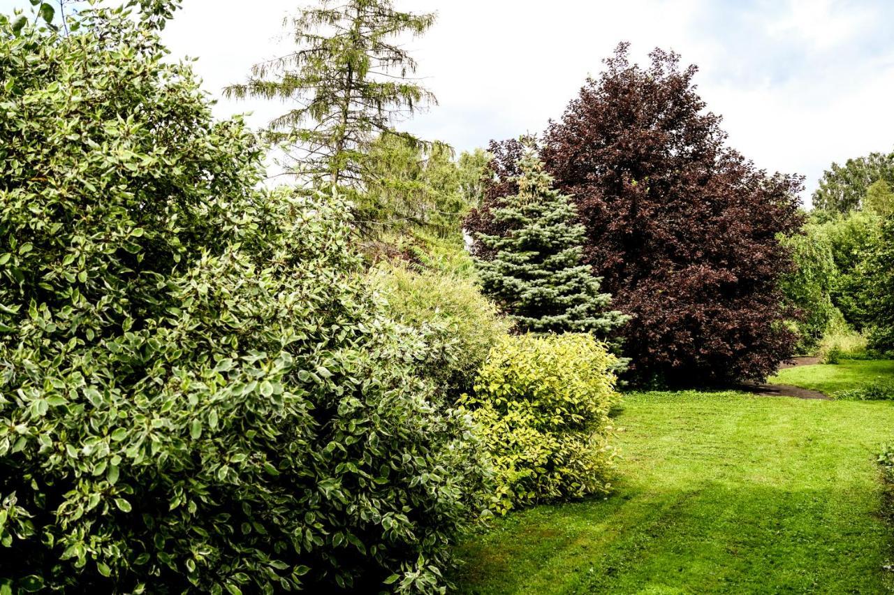 Villa Idilliska Latgaliesu Lauku Maja Ar Melno Pirti Aglona Exterior foto